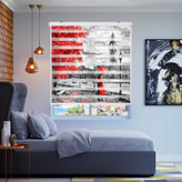 P6006 model P6006 zebra print curtain, size 150x200 cm