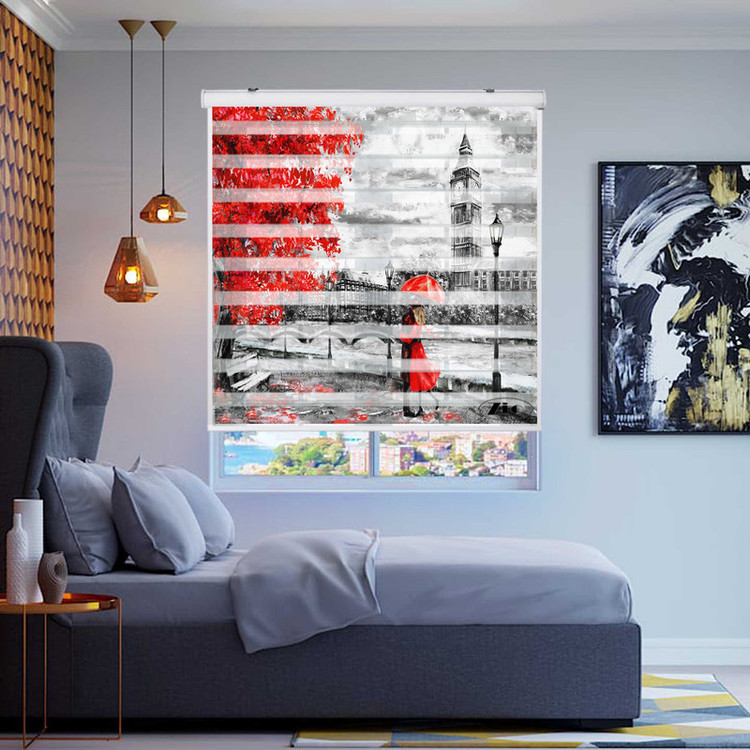 P6006 model P6006 zebra print curtain, size 150x200 cm