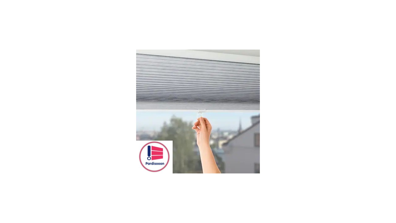 پرده پلیسه پردیسون مونتاژ یکطرفه دستی