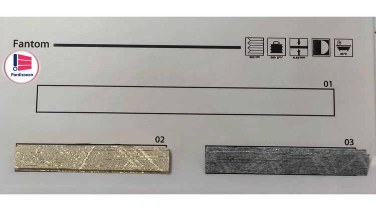 پرده پلیسه پردیسون مدل شید لمه طرح دار مونتاژ یکطرفه دستی